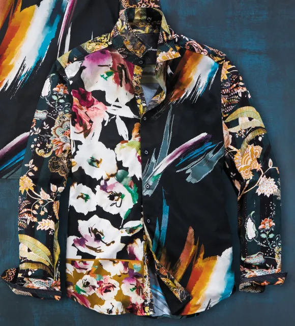 Robert Graham Savoy Abstract Shirt