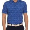 Robert Graham Short Sleeve Medallion Tiles Polo