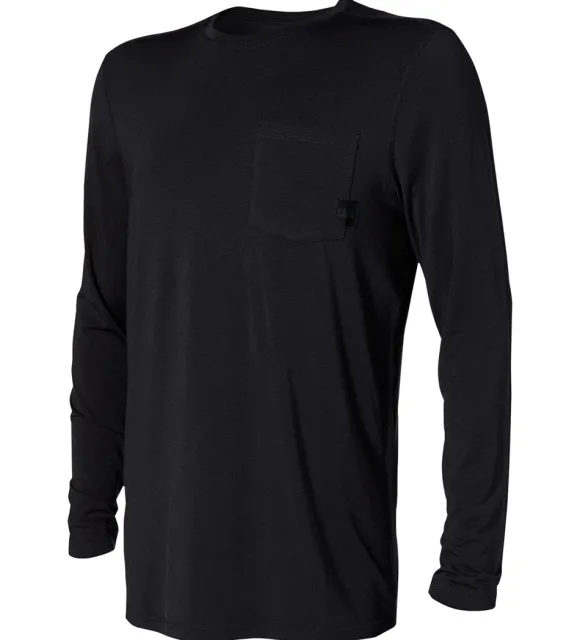 SAXX Sleepwalker Long Sleeve Pocket Tee Shirt