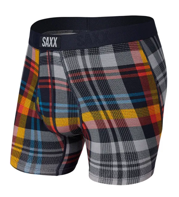 SAXX Ultra Free Fall Plaid Boxer Brief