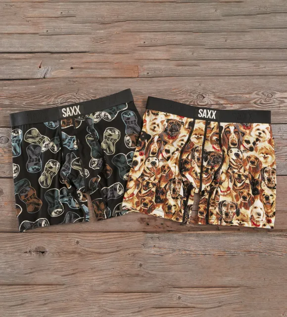 SAXX Vibe Dogs Boxer Briefs