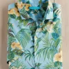 Tori Richard Passion Flower Short Sleeve Camp Shirt