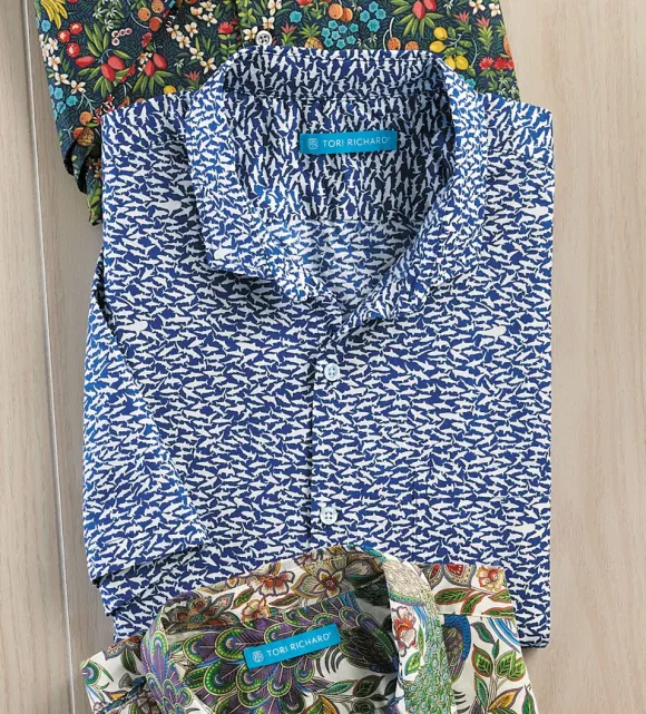 Tori Richard Shark Tank Short Sleeve Shirt