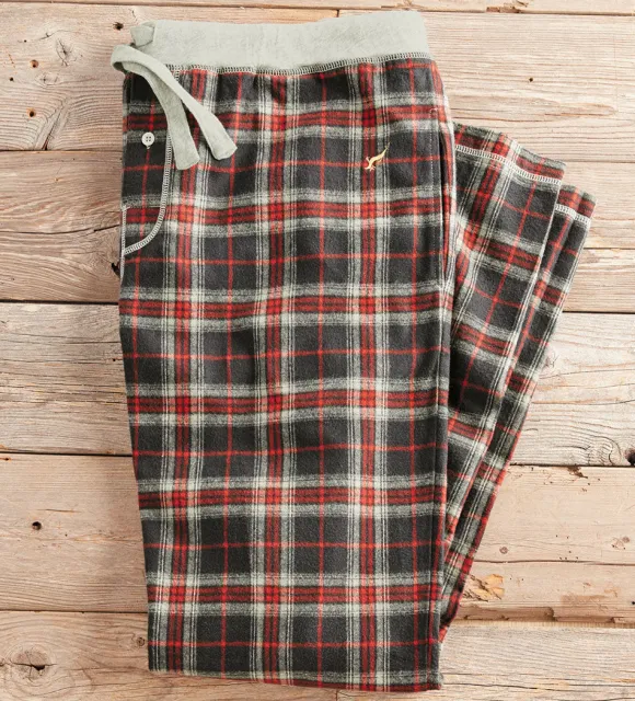 True Grit Lodge Plaid Flannel Pants