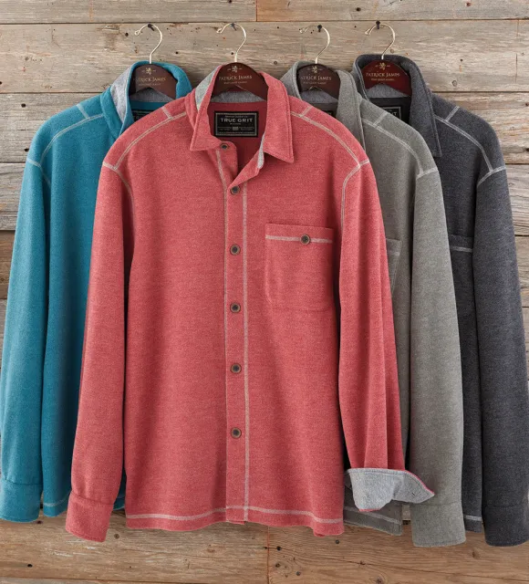 True Grit Melange Fleece Big Shirt