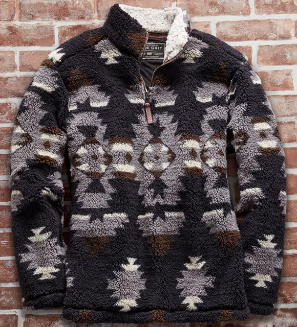 True Grit Northstar Sherpa Pullover