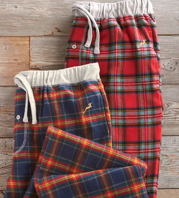 True Grit Stillwater Plaid Flannel Pants