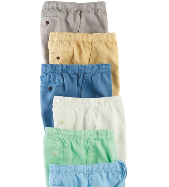 True Grit Sunset Linen Shorts