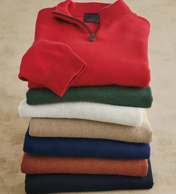 Viyella Quarter-Zip Sweater