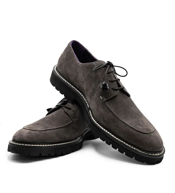 Zelli Campo Sueded Goatskin Split Toe Lace Up